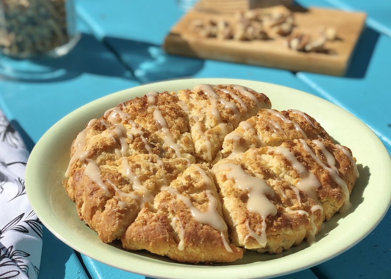 Walnut &amp; Maple Scones – One Handed Baker